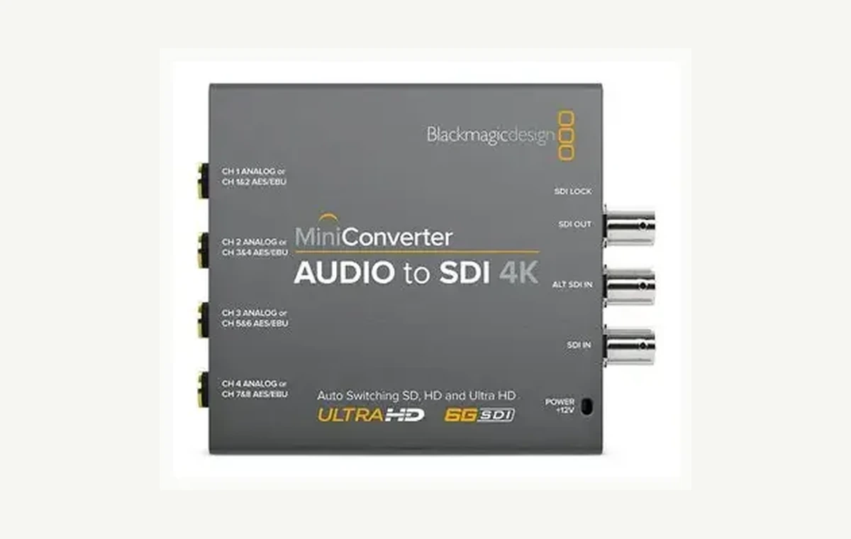 Blackmagic Design AUDIO TO SDI 4k